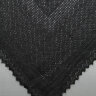 Оренбургский пуховый платок арт. П3-130-07 черный